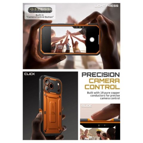 Etui Supcase Unicorn Beetle Pro na iPhone 17 Pro Max - pomarańczowe Supcase