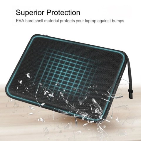 Etui Tech-Protect Hardpouch na laptopa 15-16 - czarne Tech-Protect