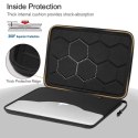 Etui Tech-Protect Hardpouch na laptopa 15-16 - czarno-pomarańczowe Tech-Protect