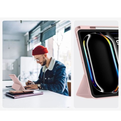Etui Tech-Protect SC Pen na iPad Pro 13" 7 / 8 / 2024-2025 - różowe Tech-Protect