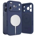 Etui Tech-Protect Silicone MagSafe na iPhone 17 Pro Max - granatowe Tech-Protect