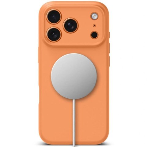 Etui Tech-Protect Silicone MagSafe na iPhone 17 Pro - pomarańczowe Tech-Protect