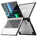 Etui Tech-Protect SmartShell Pro na Macbook Pro 14 M1 / M2 / M3 / M4 / M5 2021-2025 - czarno-przezroczyste Tech-Protect