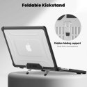 Etui Tech-Protect SmartShell Pro na Macbook Pro 14 M1 / M2 / M3 / M4 / M5 2021-2025 - czarno-przezroczyste Tech-Protect