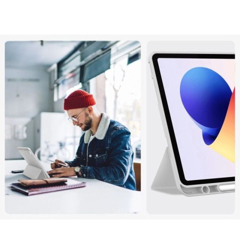 Etui TechProtect SmartCase Pen na Xiaomi Poco Pad M1 / Redmi Pad 2 Pro 12.1 - szare Tech-Protect