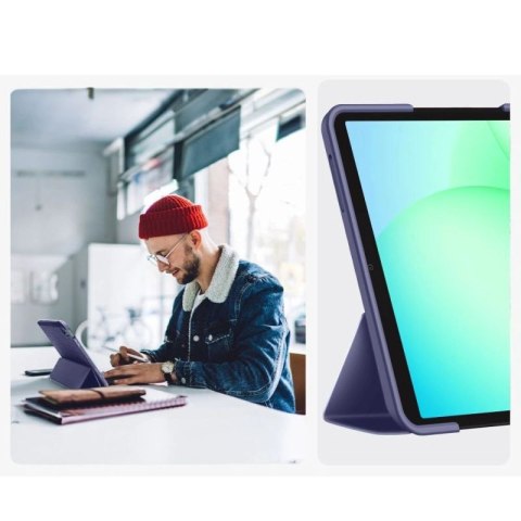 Etui TechProtect SmartCase na Samsung Galaxy Tab A9 / A11 8.7 X110 / X115 / X133 / X135 - granatowe Tech-Protect
