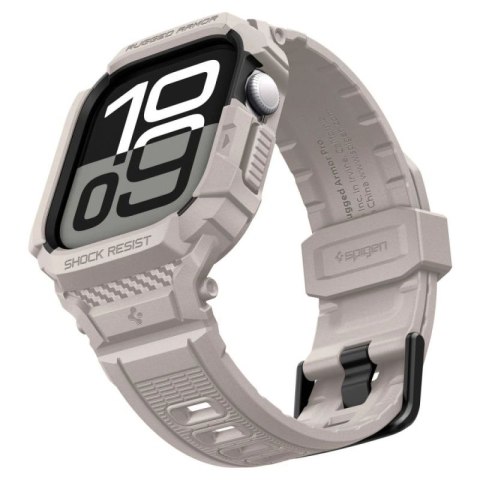 Pasek Spigen Rugged Armor Pro na Apple Watch 42 mm - beżowy Spigen