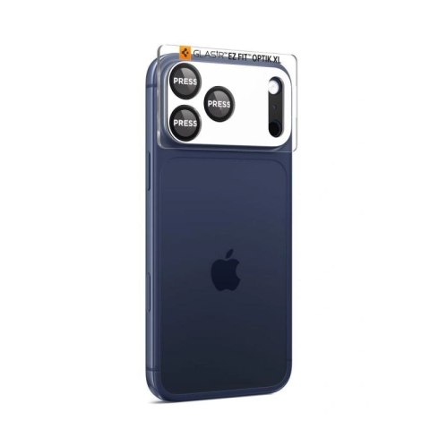 Szkło na obiektyw Spigen Optik Pro XL na iPhone 17 Pro Max - czarne Spigen