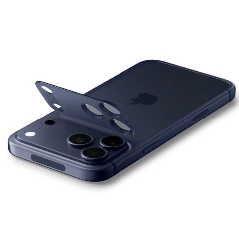 Szkło na obiektyw Spigen Optik Pro XL na iPhone 17 Pro - granatowe Spigen