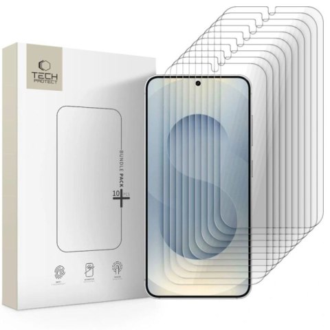 CLEAR Szkło Hartowane Tech-Protect Bundle 10-pack na Samsung Galaxy S24/S25 Tech-Protect