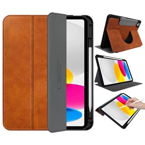 Etui Tech-Protect Fleece na iPad 10.9" 10 / 2022 / 11" 11 / 2025 - brązowe Tech-Protect