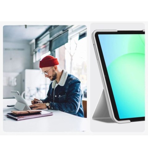 Etui TechProtect SmartCase na Samsung Galaxy Tab A9+ / A11+ Plus 11.0 X210 / X215 / X216 / X230 / X235 / X236 - szare Tech-Protect