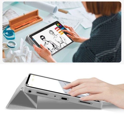 Etui TechProtect SmartCase na Samsung Galaxy Tab A9+ / A11+ Plus 11.0 X210 / X215 / X216 / X230 / X235 / X236 - szare Tech-Protect