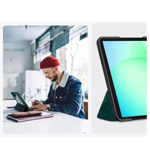 Etui TechProtect SmartCase na Samsung Galaxy Tab A9+ / A11+ Plus 11.0 X210 / X215 / X216 / X230 / X235 / X236 - zielone Tech-Protect