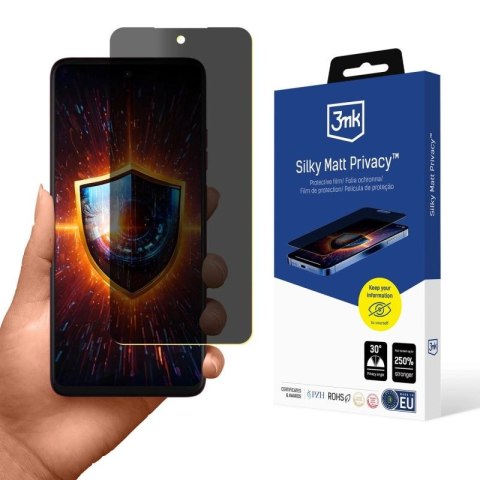Folia prywatyzująca 3mk Silky Matt Privacy na Motorola Moto G57 Power 3mk Protection