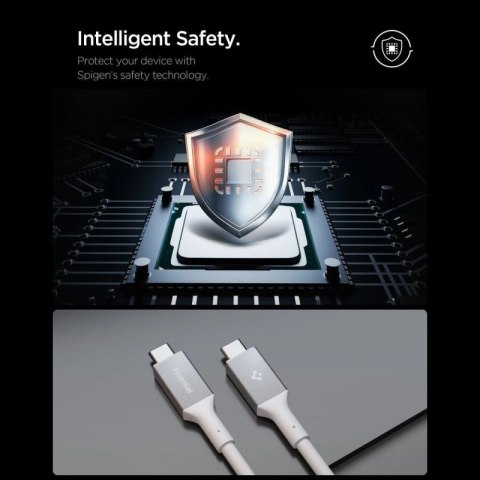 Kabel Spigen EB10020CC USB-C 100 W 200 cm - biały Spigen