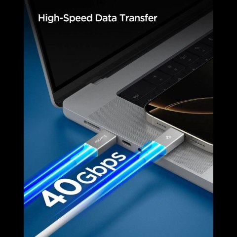 Kabel Spigen EB24012CC USB-C 240W 120cm - biały Spigen