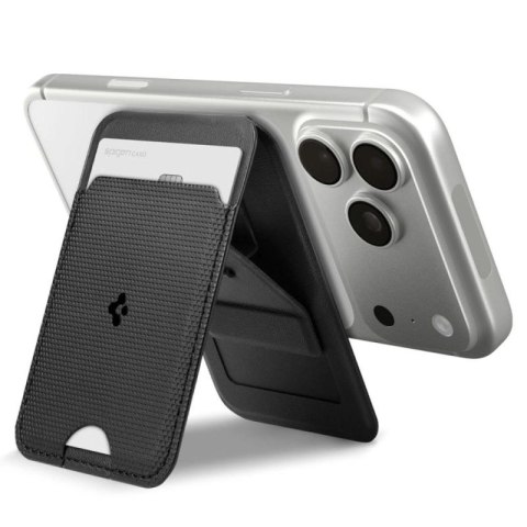 Magnetyczny portfel Spigen S314-1 MagSafe - czarny