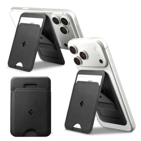 Magnetyczny portfel Spigen S314-1 MagSafe - czarny