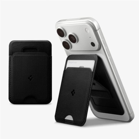 Magnetyczny portfel Spigen S314-1 MagSafe - czarny