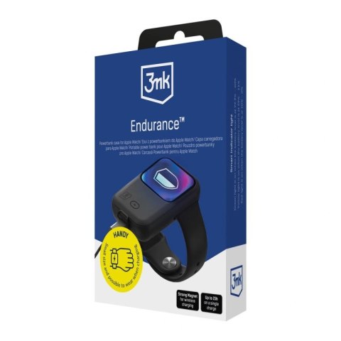 Powerbank 3mk Endurance na Apple Watch 49 mm 2,5W 1200mAh USB-C - czarny 3mk Protection