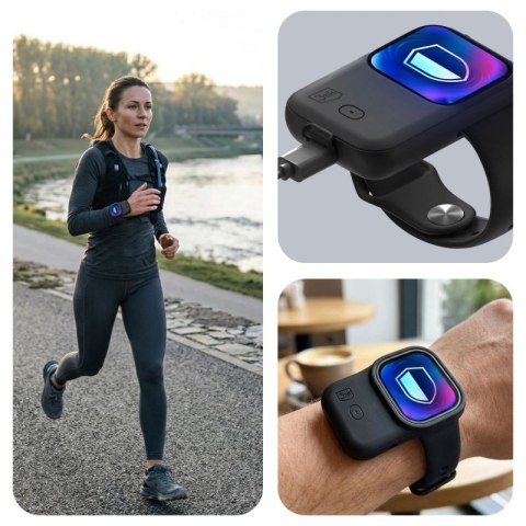 Powerbank 3mk Endurance na Apple Watch 49 mm 2,5W 1200mAh USB-C - czarny 3mk Protection