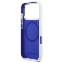 Etui BMW M Silicon Horizontal Line MagSafe na iPhone 17 Pro- białe BMW