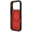 Etui BMW M Silicon Horizontal Line MagSafe na iPhone 17 Pro - czarne BMW