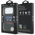 Etui BMW M Silicon Horizontal Line MagSafe na iPhone 17 Pro - czarne BMW