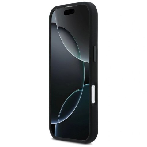 Etui BMW M Silicon Horizontal Line MagSafe na iPhone 17 - czarne BMW