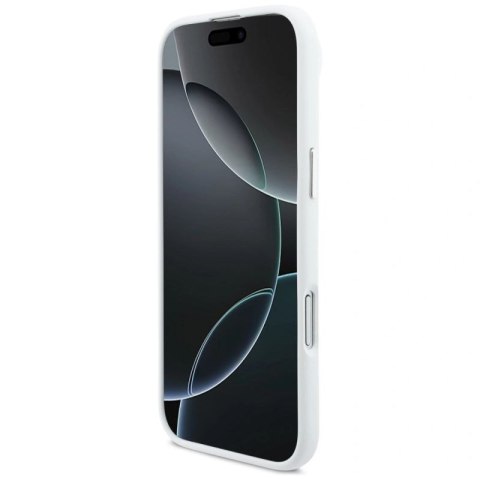 Etui BMW M Silicon Horizontal Line MagSafe na iPhone Air- białe BMW