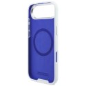 Etui BMW M Silicon Horizontal Line MagSafe na iPhone Air- białe BMW