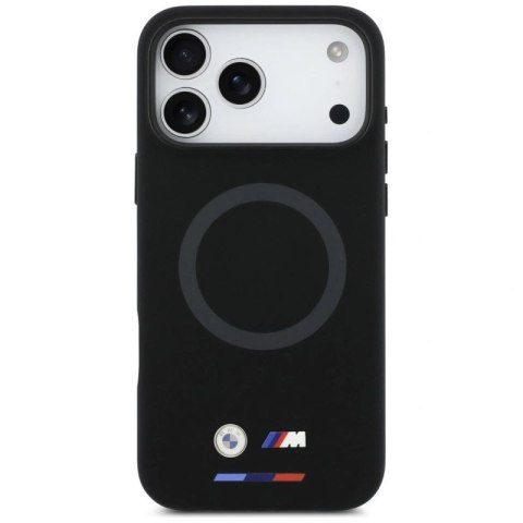 Etui BMW M Silicon Logo MagSafe na iPhone 17 Pro Max - czarne BMW