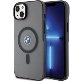 Etui BMW Signature MagSafe na iPhone 14 Plus/ 15 Plus - czarne BMW