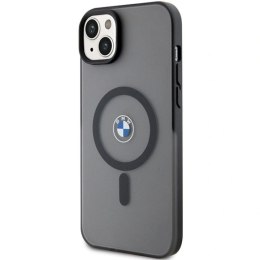Etui BMW Signature MagSafe na iPhone 14 Plus/ 15 Plus - czarne BMW