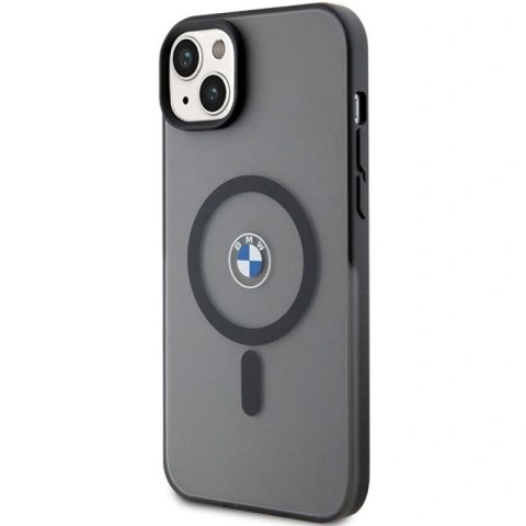 Etui BMW Signature MagSafe na iPhone 14 Plus/ 15 Plus - czarne BMW