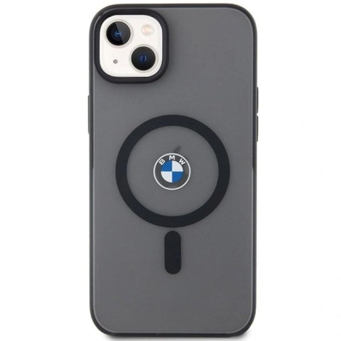 Etui BMW Signature MagSafe na iPhone 14 Plus/ 15 Plus - czarne BMW
