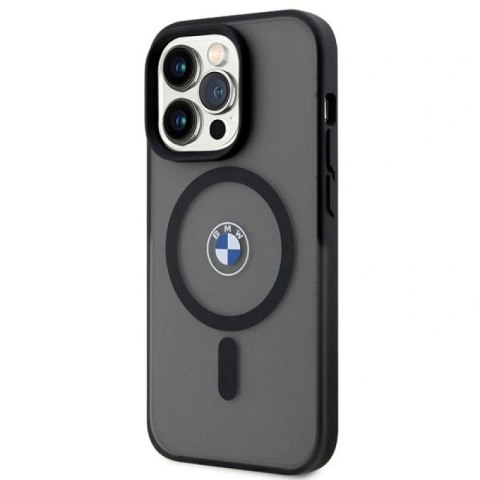 Etui BMW Signature MagSafe na iPhone 14 Pro Max - czarne BMW