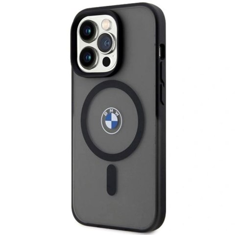 Etui BMW Signature MagSafe na iPhone 14 Pro - czarne BMW