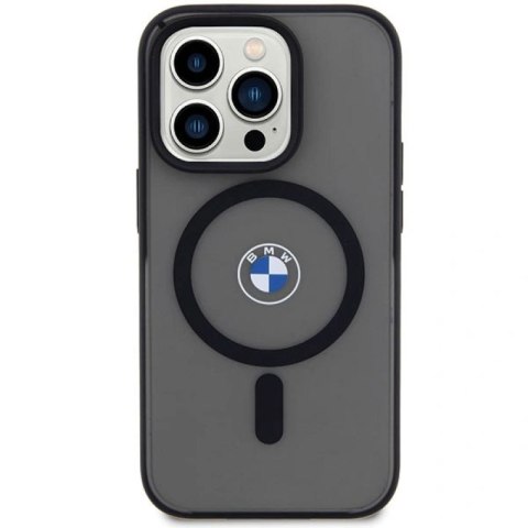 Etui BMW Signature MagSafe na iPhone 14 Pro - czarne BMW