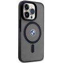 Etui BMW Signature MagSafe na iPhone 14 Pro - czarne BMW