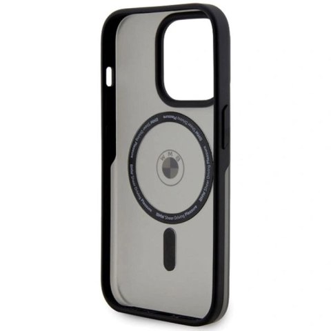 Etui BMW Signature MagSafe na iPhone 14 Pro - czarne BMW