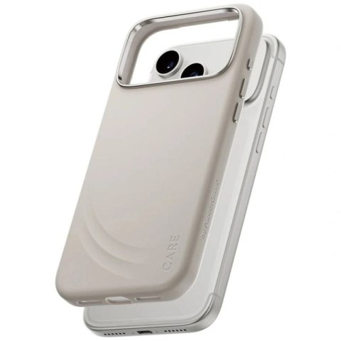 Etui CARE by PanzerGlass FLOW MagSafe na iPhone 17 Pro Max - beżowe PanzerGlass