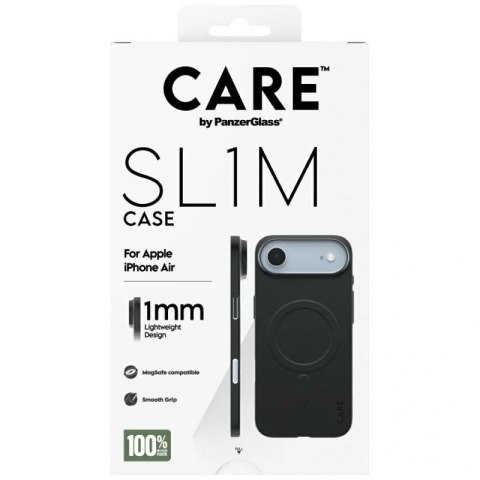 Etui CARE by PanzerGlass SL1M MagSafe na iPhone Air - czarne PanzerGlass
