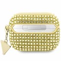 Etui Guess Rhinestone Triangle na AirPods Pro 2 (2022/2023) - złote Guess