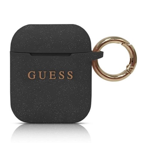Etui Guess Silicone Cover na AirPods 1 / 2 - czarne Guess