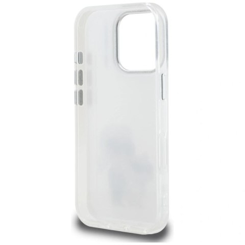 Etui Karl Lagerfeld IML Aquarelle Karl & Choupette & Logo na iPhone 16 Pro - białe Karl Lagerfeld