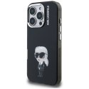 Etui Karl Lagerfeld IML Aquarelle Karl & Logo na iPhone 16 Pro - czarne Karl Lagerfeld