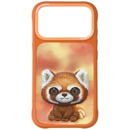 Etui Nimmy Big Eyed Pet 2.0 Raccoon na iPhone 17 Pro Max - pomarańczowe Nimmy