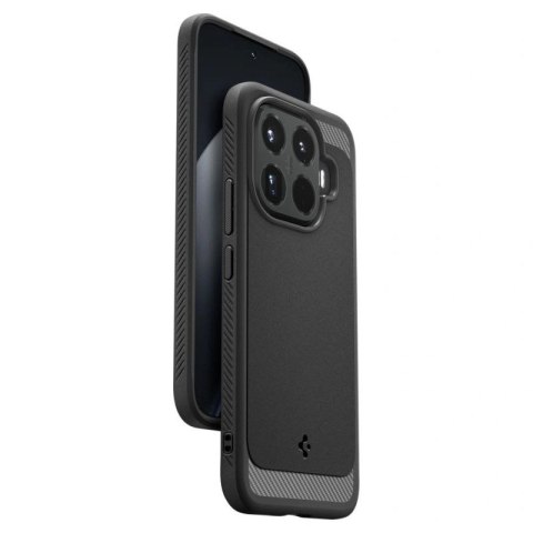 Etui Spigen Rugged Armor na Xiaomi 15T Pro - czarne Spigen